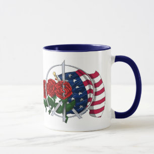 Sterne u. Rosen - Tasse