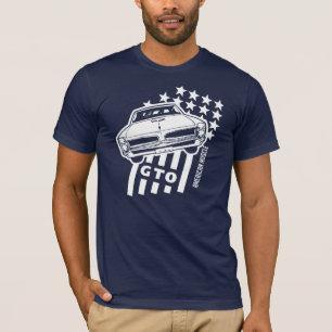 Sterne u. Streifen Pontiacs GTO T-Shirt