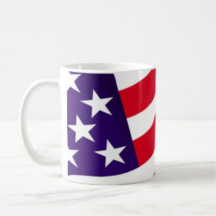 Sterne u. Streifen - Tasse
