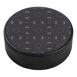 Sterne und einzigartiges Raumschiff Eishockey Puck
