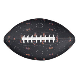 Sterne und einzigartiges Raumschiff Football