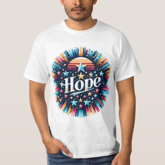 Sterne und Hoffnung T-Shirt (Vorderseite)
