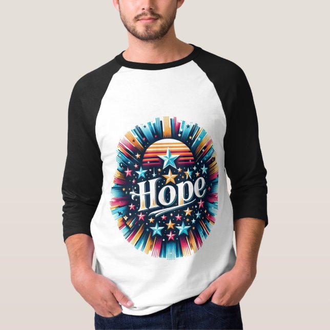 Sterne und Hoffnung T-Shirt (Vorderseite)