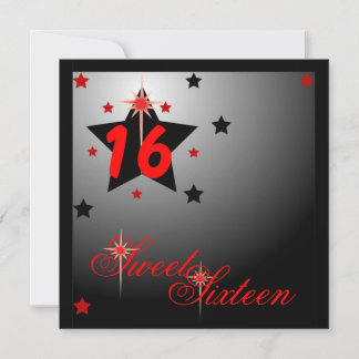 Sterne und Lichter für immer 16 . Geburtstag-indiv Einladung