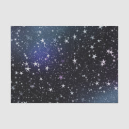 Sterne und mehr Sterne im Himmel Seidenpapier