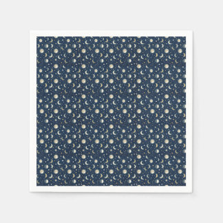 Sterne- und Mondmuster Serviette