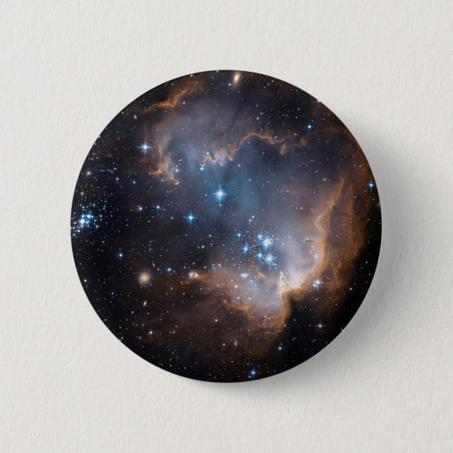 Sterne und Nebeln Button (Vorderseite)