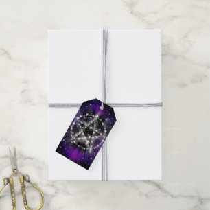 Sterne und Pentagrammmarken Geschenkanhänger
