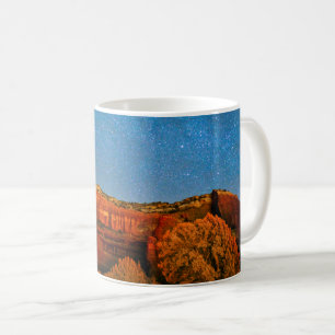 Sterne und Roter Rock Kaffeetasse
