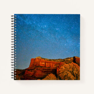 Sterne und Roter Rock Notizbuch