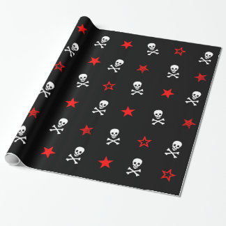 | Sterne und Schädel | | Schleifpapier Geschenkpapier