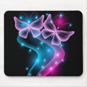 Sterne und Schmetterlinge Mousepad