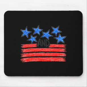 Sterne und Streifen amerikanische Flagge patriotis Mousepad