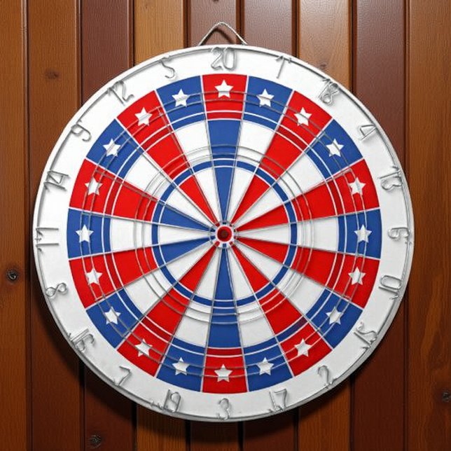 Sterne und Streifen Dartscheibe (Von Creator hochgeladen)