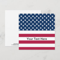 Sterne und Streifen der amerikanischen Flagge