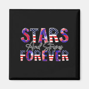 Sterne und Streifen für immer patriotisch tapfer Magnet