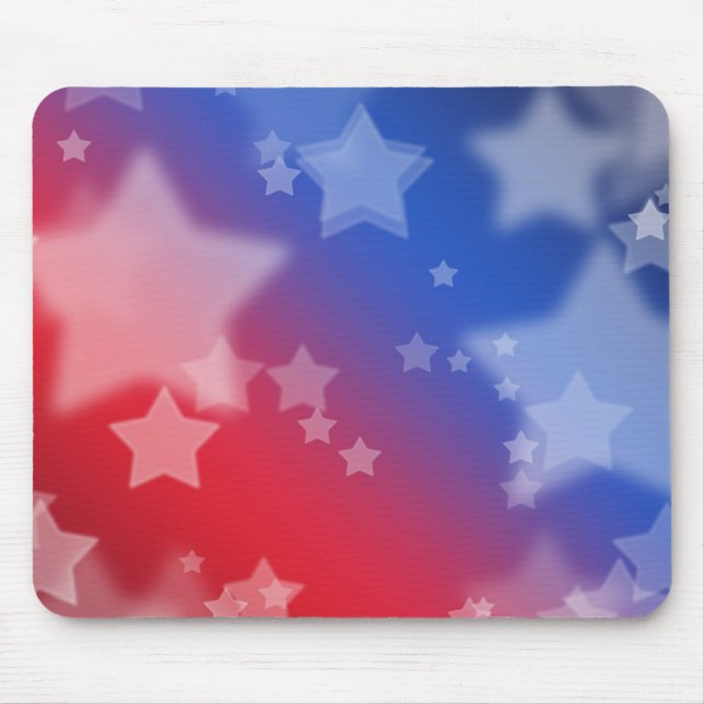 Sterne und Streifen Mousepad (Vorne)