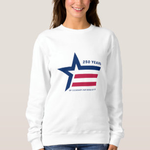 Sterne und Streifen Sweatshirt