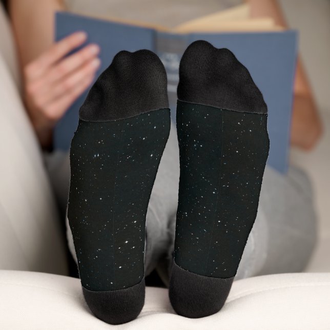 Sterne und Weltraum Socken (Unterseite)
