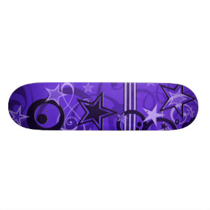 Sterne und Wirbel Skateboard