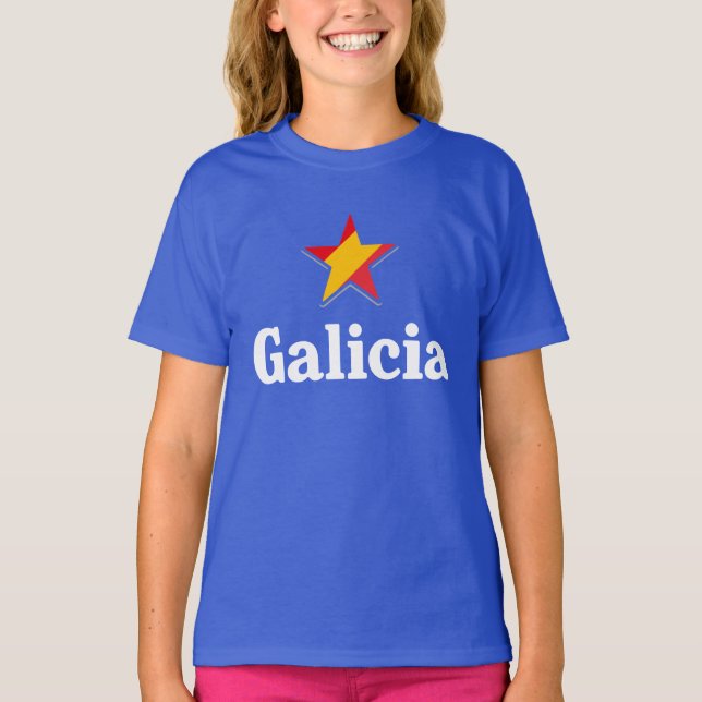 Sterne von Spanien - Galicien T-Shirt (Vorderseite)