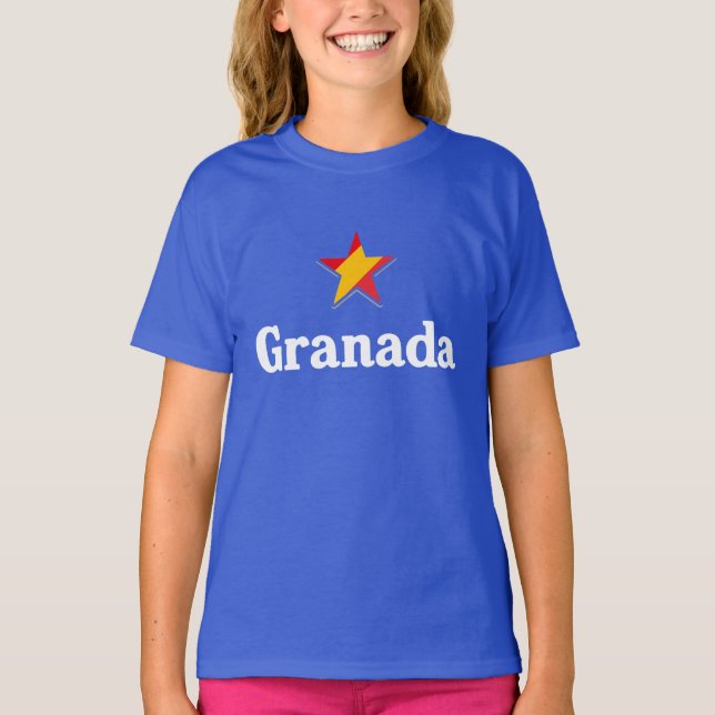 Sterne von Spanien - Granada T-Shirt (Vorderseite)