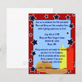 Sternecookout-Einladung Einladung