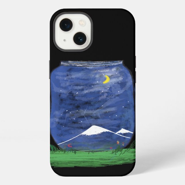 Sterneglas iPhone Hülle (Rückseite)