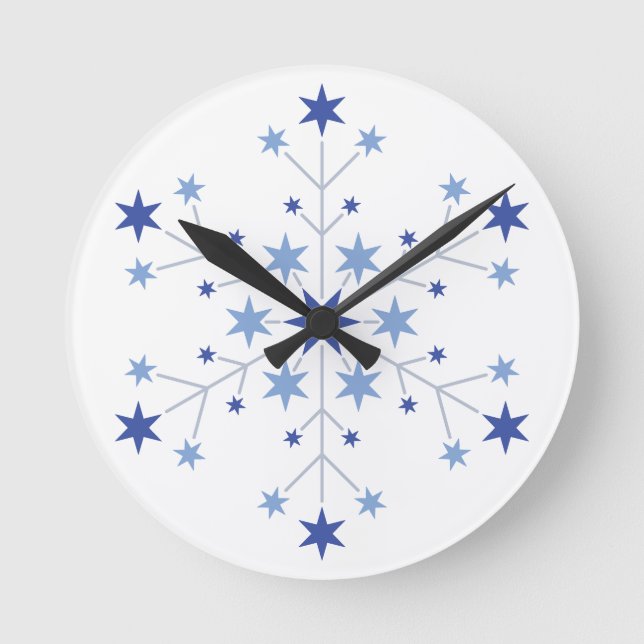 Sternen Anfänge: Runde Wanduhr (Vorderseite)