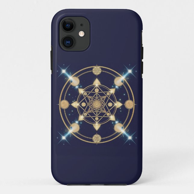 Sternen-Geometrie – Der Code der Unendlichkeit Case-Mate iPhone Hülle (Rückseite)