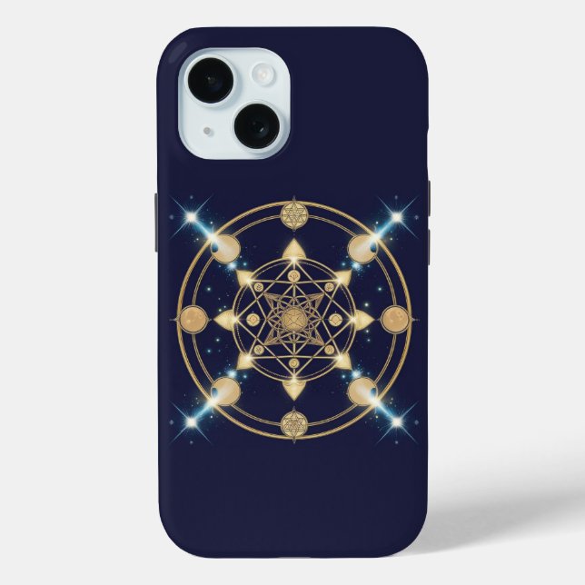 Sternen-Geometrie – Der Code der Unendlichkeit Case-Mate iPhone Hülle (Rückseite)