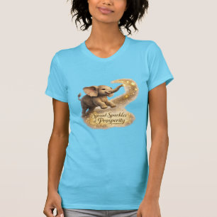 Sternen sprühender Elefant T-Shirt