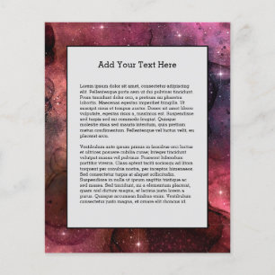 Sternen Sterne Weltraum Galaxie Muster Weltraum Flyer