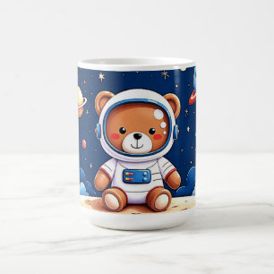 Sternen-Teddy-Astronaut-Magie Kaffeetasse