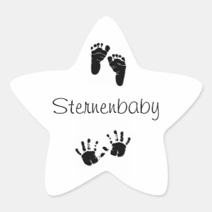 Sternenbaby Aufkleber