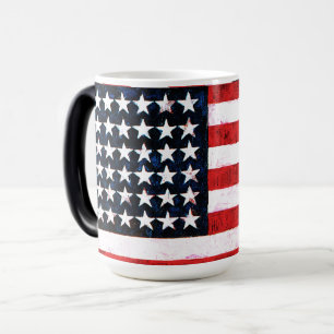Sternenbanner - Amerikanische Flagge Verwandlungstasse