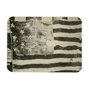 Sternenbanner: Amerikanische Flagge zu sehen Magnet