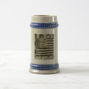 Sternenbanner Amerikanische militärische Schlachtf Bierglas