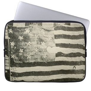 Sternenbanner Amerikanische militärische Schlachtf Laptopschutzhülle
