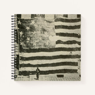 Sternenbanner Amerikanische militärische Schlachtf Notizbuch