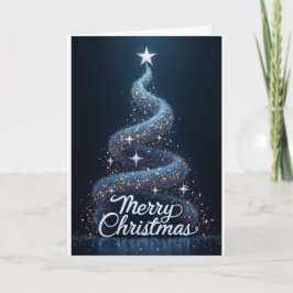 Sternenbaum – Frohe Weihnachten Funkeln Karte