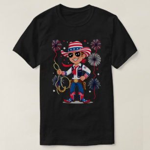 Sternenbesäter Cowboy – 4. Juli Feier Des T-Shirt