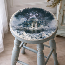 Sternenblauer Palast-Decoupage Seidenpapier