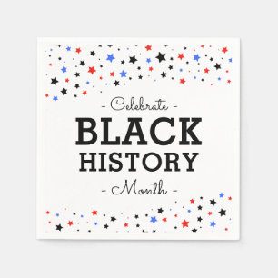 Sternencluster   Celebrate Black History RWBB Serviette
