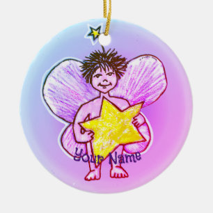 Sternenfee-Schmuck Keramik Ornament