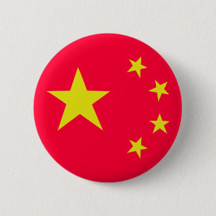Sternenflagge der China Button