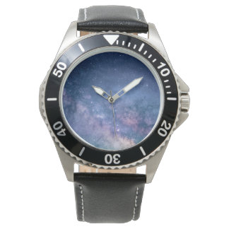 Sternengalaxie-Verlauf Armbanduhr
