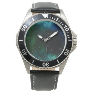 Sternengalaxie-Verlauf Armbanduhr