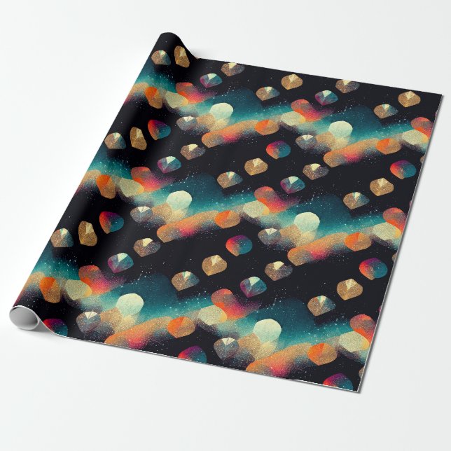 Sternenglanz Geschenkpapier (Ungerollt)