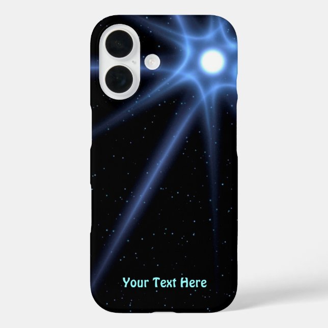 Sternenglanz iPhone 16 Hülle (Rückseite)